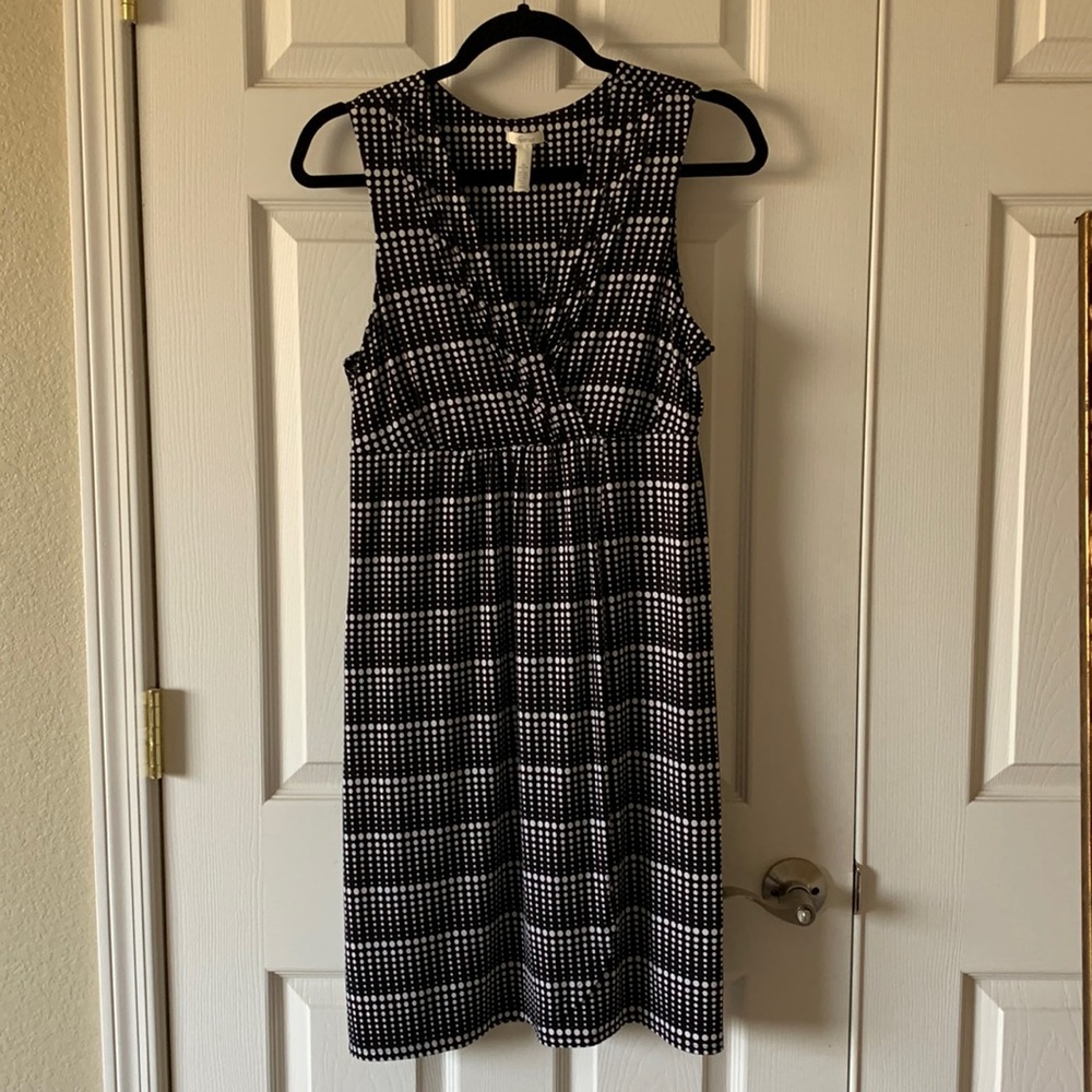 Soma Size Large Casual Dot Print Dress